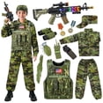 thumbnail image 1 of Disfraz Metemot Kids Army para niños con juguetes militares de 3 a 12 años, 1 of 7