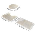 thumbnail image 3 of Yakvarog Bathroom Rugs Soft Bathroom Rugs Set of 3 Pieces, Non-Slide & Comfortable Premiums flannel Bathroom Mat Set, Super Absorbent Rugs for Home Decor, 3 of 6