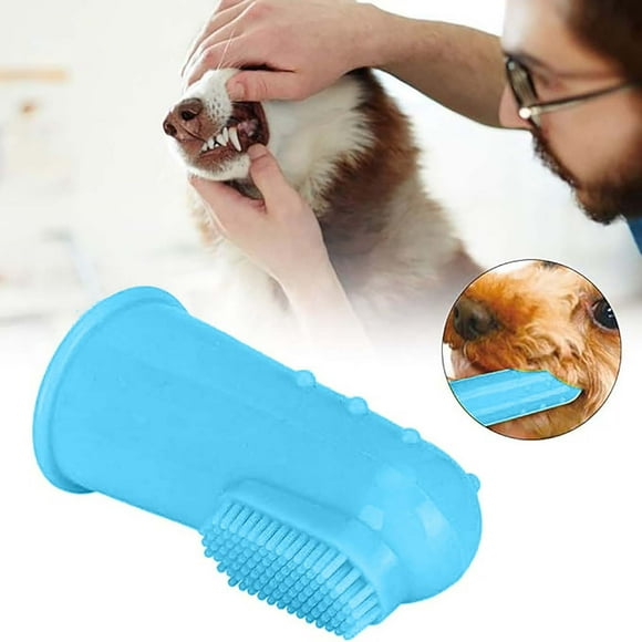 Dog Toothbrush Finger Toothbrush For Cats And Dogs Puppy Supplies Dog Brush Great For Dogs And Cats Cat Brushes Guitar Pick Finger Print Fingertip Bandage Soap Tattooing Finger Support Sleeve Japanese
