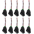thumbnail image 1 of 10X Auto Retrofit Switch Waterproof Toggle Switch Fog Lamp Switch with 4 Line for White Light, 1 of 6