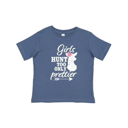 

Inktastic Hunting Girls Hunt Too Only Prettier with Doe and Arrow Gift Baby Girl T-Shirt