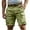 Green, variant on Men's Cargo Shorts Lightweight Relaxed Fit Cotton Casual Shorts Stretch Outdoor Hiking Work Short with Multi Pockets Orange XXL