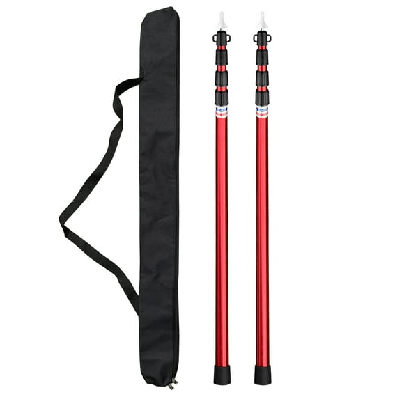 Arealer Bâches de Bâche Télescopiques, Bâches de Tente de Camping Ajustables, Bâches de Tente Portatives Légères en Aluminium, Remplacement pour Auvents, Auvent, Abri contre la Pluie et les Mouches