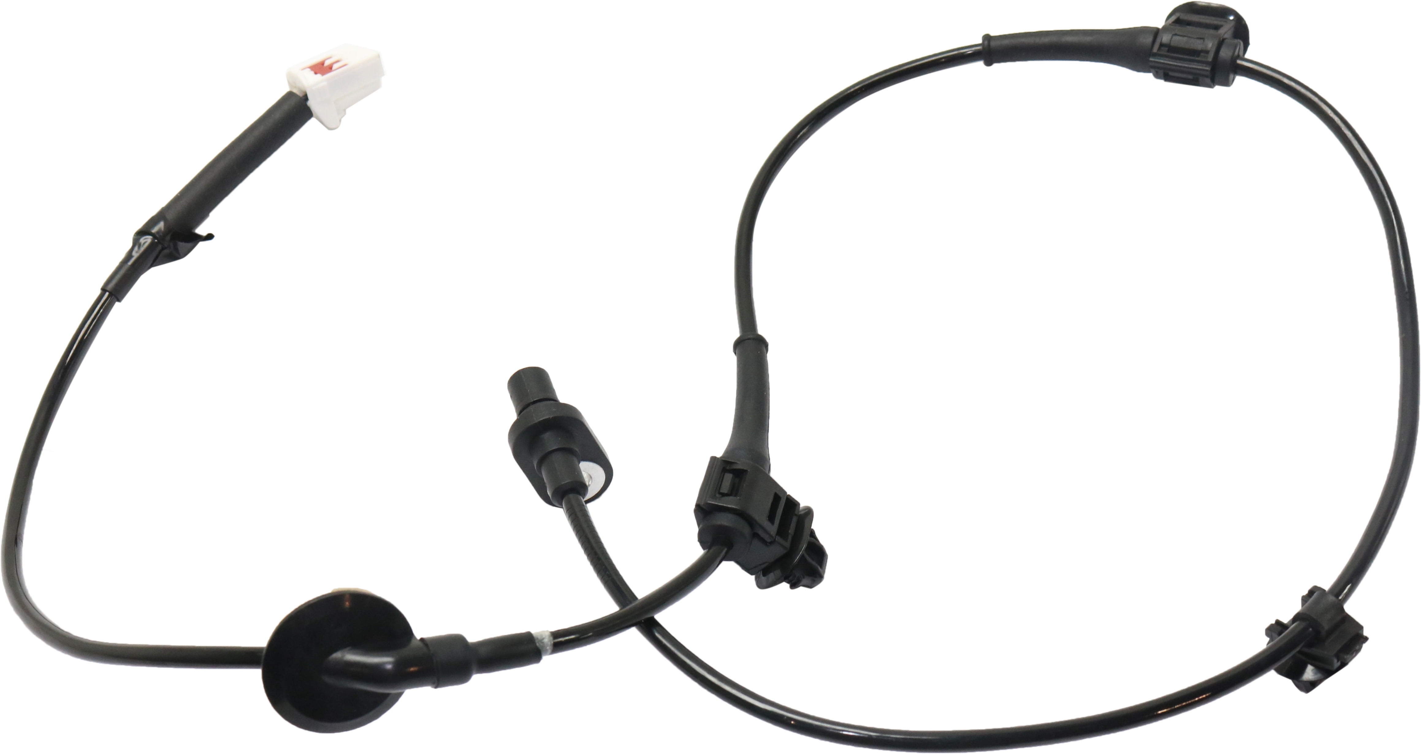 ABS Speed Sensor Compatible with 2007-2012 Mazda CX-7 2009-2010 Mazda CX-9 Rear, Passenger Side 4 Cyl 2.3L Male Connector Blade type 2-Prong Terminal