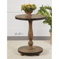 thumbnail image 2 of Uttermost Kumberlin Solid Natural Fir Wood Round Table, 2 of 3