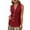 Wine Red, variant on Womens Casual Wear Fashion Crochet Cardigan Sleeveless Vest Sweater Summer Cream White M