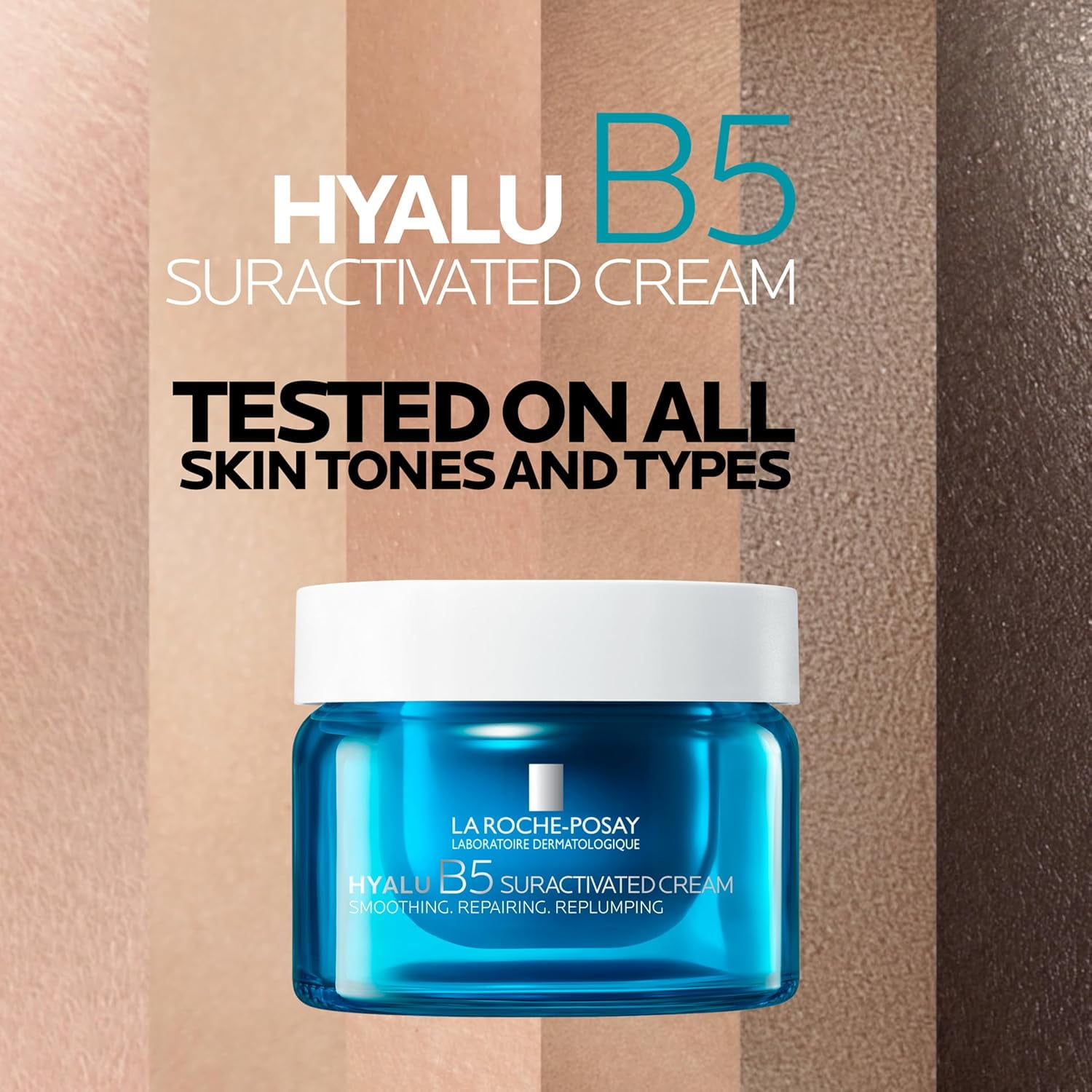La Roche-Posay Hyalu B5 Suractivated Hyaluronic Acid Moisturizer Face Cream for All Skin Types, 1.69 fl oz