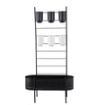 thumbnail image 6 of A&B Home Multi-Tiered Plant Stand with Buckets and Trough - 32" x 14" x 60" - Black, 6 of 6