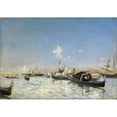 thumbnail image 3 of Giovanni Boldini 24x18 Black Modern Framed Museum Art Print Titled - The Island of San Giorgio in Venice, 3 of 5