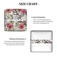 thumbnail image 5 of Yiaed Roses Mixed Zebra Print Tissue Box Cover, PU Leather Decorative Organizer for Tabletop, Bathroom, Car, Office Creative Decorative, 5 of 7
