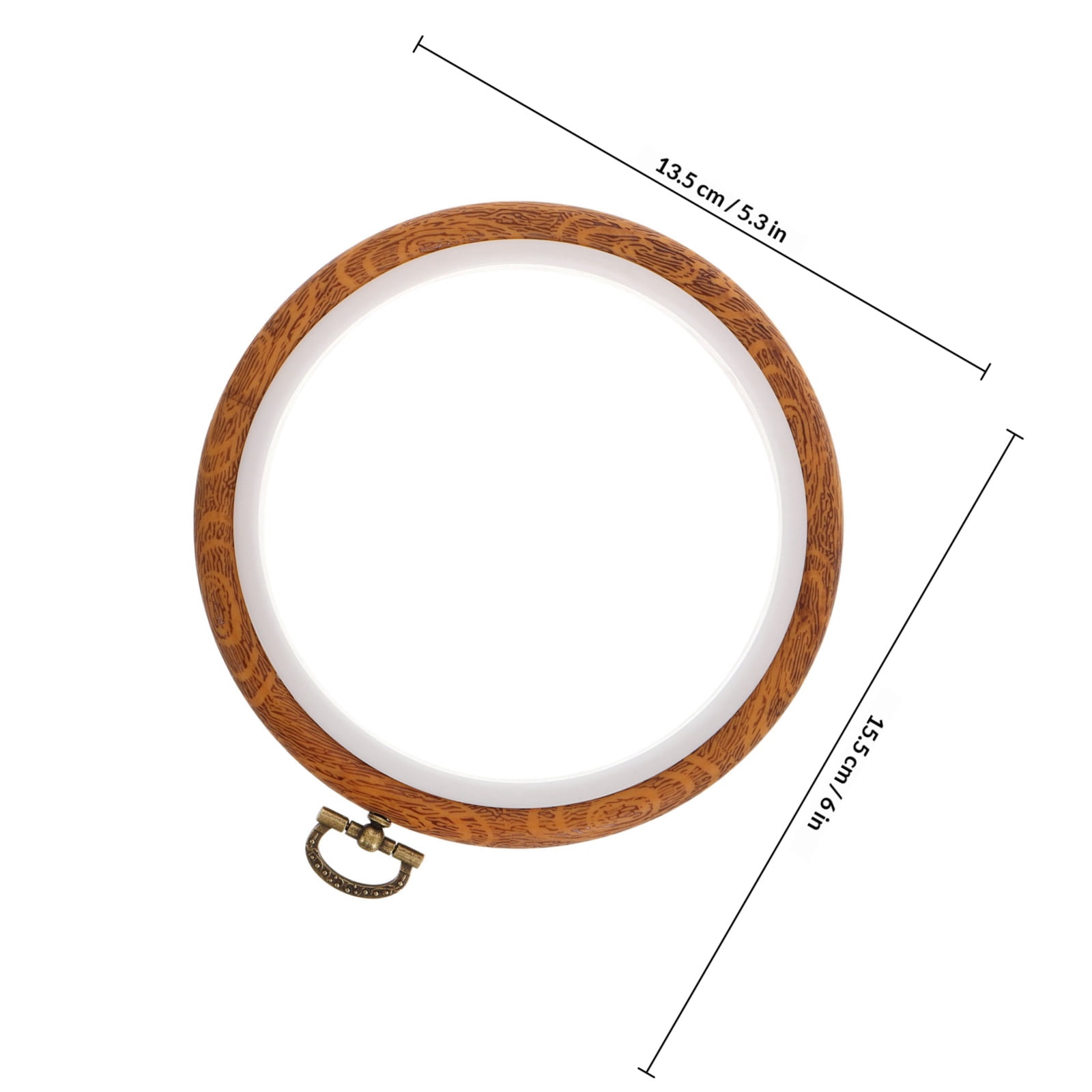 BESTYASH 10PCS Small Embroidery Hoops for Ornaments and Crafts, Multi-Size PP Plastic Embroidery Kit Hoops for Projects