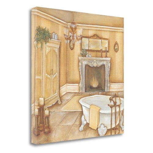 Warm Bath I By Kim Lewis, 29" x 29" Fine Art Giclee Print on Gallery Wrap Canvas, Ready to Hang