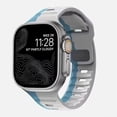 thumbnail image 1 of Correa Sport para Apple Watch, Silicona Bicolor, Resistente al Agua, Estilo Deportivo, Compatible con Todas las Series, 1 of 5