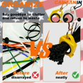 thumbnail image 3 of Organizador con cierre de cremallera CANAANIN, portátil, blanco, paquete de 2, 3 of 9