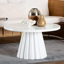 bali & pari Parvana Modern Coffee Table, White