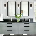 thumbnail image 4 of 1-Light Bronze Bathroom Lighting over Mirrors Modern Vanity Light Fixtures with Clear Glass Shade, 4 of 9