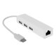 thumbnail image 1 of USB-C USB 31 Type C To USB RJ45 Ethernet Lan Adapter Hub Cable For PC, 1 of 5