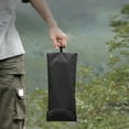 thumbnail image 2 of KONTONTY 1 Set Folding Small Table Aluminum Alloy Black for Beach Party, 2 of 8
