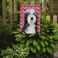 thumbnail image 2 of Bearded Collie Hearts Love and Valentine's Day Portrait Garden Flag, 2 of 3