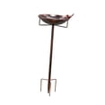 thumbnail image 4 of Alimentador de pájaros de hierro Baño de pájaros de metal Gran capacidad Accesorios de instalación fácil Adorno para niños Entusa de los pájaros al, 4 of 8
