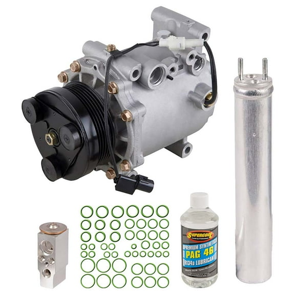 For Mitsubishi Outlander 2004 2005 2006 AC Compressor w/ A/C Repair Kit - BuyAutoParts
