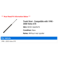 thumbnail image 2 of Trunk Strut - Compatible with 1998 - 2000 Volvo S70 1999, 2 of 2