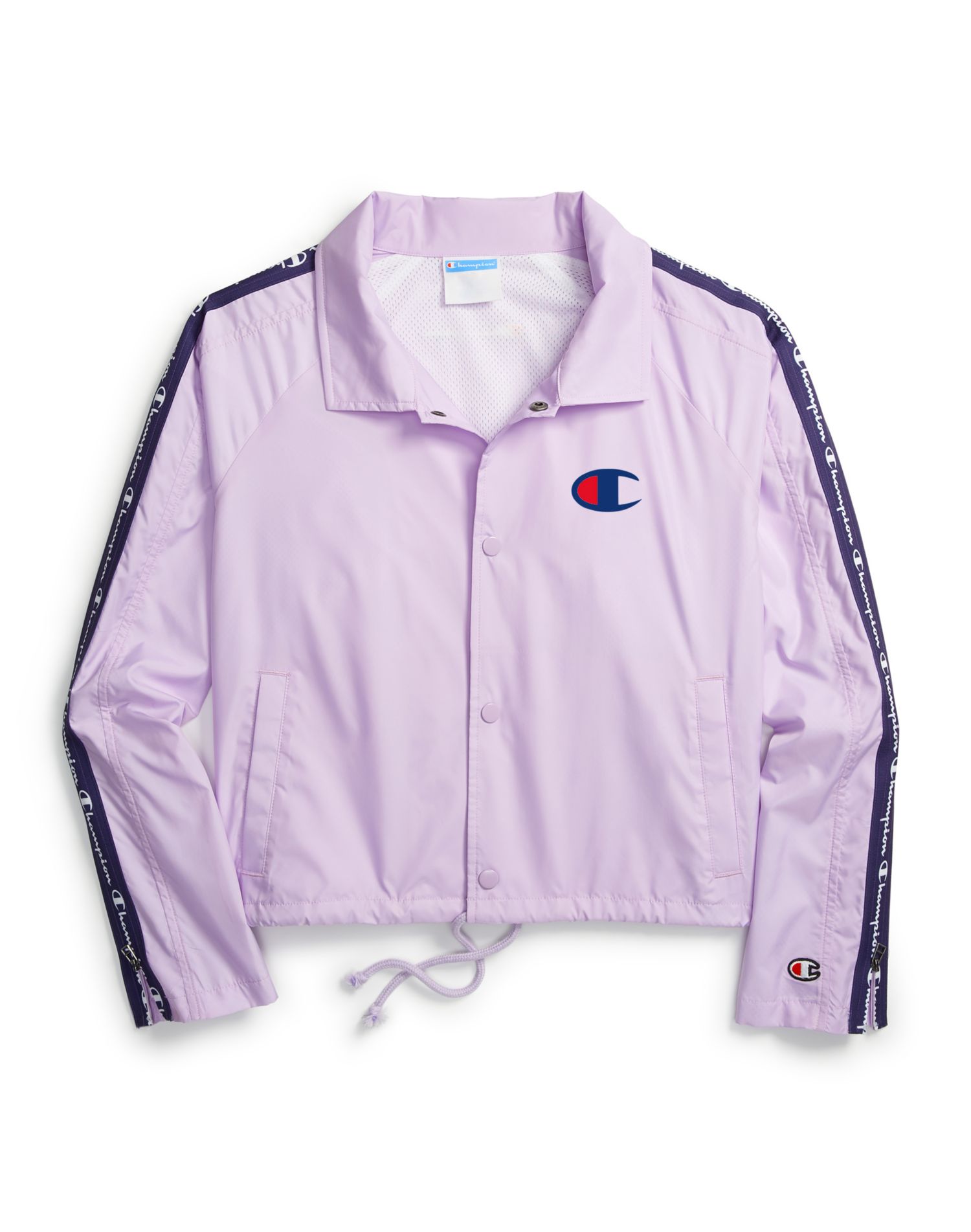 champion jacket womens purple