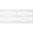 thumbnail image 4 of Ekena Millwork 40"H x 94 1/2"W Farmhouse Fence PVC Wainscot Paneling Kit, 4 of 13