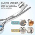 thumbnail image 5 of Dog Grooming Scissors Kit, Professional Safety Thinning Shears Comb, 5 of 5