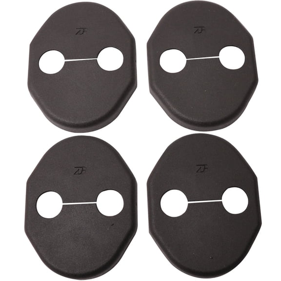 Ikon Motorsports Compatible with 07 Up Mitsubishi Lancer ASX Door Latch Striker Catch Bracket Cover Cap 4 PC