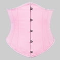 thumbnail image 7 of DuoJiaJ Womens Waist Cincher Corset, Lace Up Shaping Belt Festival Outfit Pink Sizes XS-2XL, 7 of 7