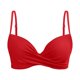 thumbnail image 4 of MKLEKYY Trajes De Baño Mujer 2 Piezas Women Back Stainless Steel Hooks Swimwear Tops Underwire Full Coverage Bikini Top Push Up Swim Crop Top Tie Back Bathing Suit Tops, 4 of 5
