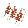 thumbnail image 2 of TERGAYEE Christmas Tree Decoration Berry Pendants Berry Pendants in Various Colors Artificial Branches Christmas Props Christmas Decorations, 2 of 4