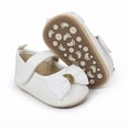 thumbnail image 5 of Yoyauz Baby Girl Mary Jane Shoes Anti Slip Rubber Sole Ballet Slippers Princess Dress Wedding Shoes Newborn Kids Shoes Toddler Shoes（0-12 Month）, 5 of 9