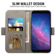 thumbnail image 3 of Asuwish Compatible with Cloud Mobile Stratus C7 Wallet Phone Case and Tempered Glass Screen Protector Flip Credit Card Holder Stand Wrist Strap Mandala Flower Cell Cover for C_7 C 7 Women Men Gray, 3 of 8