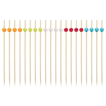 

NUOLUX 100pcs Disposable Fruit Picks Creative Fruit Picks Cocktail Decorative Picks
