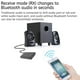 thumbnail image 5 of Seitruly Transmisor compatible con Bluetooth, receptor de salida de 3,5mm, adaptador estéreo sin pérdidas, portátil, de acero inoxidable, para el Cables de audio/vídeo, 5 of 6