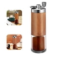 thumbnail image 3 of Molinillo De Café Manual De Mano De Grano De Madera Con Mango Plegable Máquina De Molienda De Grano De Café De Acero Inoxidable Ajustable Molino De Cocina Molino De Especias De Café Herramientas Sweethay HA016111-00, 3 of 7