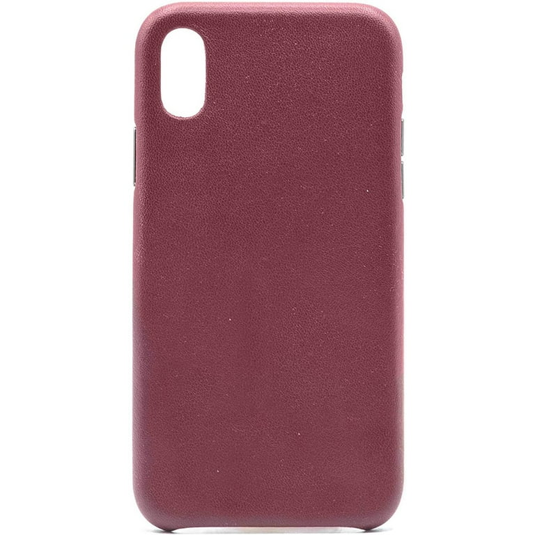 Genuine Cowhide Leather Cell Phone Case for iPhone 8