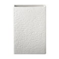 thumbnail image 2 of Urban Trends Collection 11035 Ceramic Rectangle Vase with Ridge Design Body, Matte White - Large, 2 of 2
