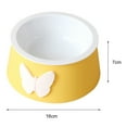 thumbnail image 6 of Dream Lifestyle Pet Bowl Butterfly Decor Convenient Solid Smooth Edge Non-Slip Large Content Multifunctional Pet Feeder Dog Cat Bowl for Home Use, 6 of 8