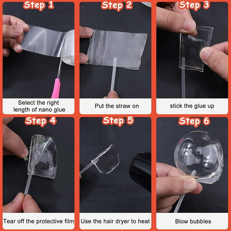 CÓMO HACER BURBUJAS con NANO TAPE ✓ HOW to MAKE NANO TAPE BUBBLES