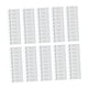 thumbnail image 5 of 100 piezas de herrajes para colgar exhibidores de azulejos, fáciles de instalar, sujetadores de gancho montados en la pared Aluminio 9x02x25cm, 5 of 9