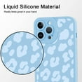 thumbnail image 5 of for iPhone 14 Pro Max Case Silicone Cute Blue Leopard Print Pattern Slim Fit Cover with Cheetah Print for Women Girls Protective Phone Case for iPhone 14 Pro Max 6.7 Inch, 5 of 11