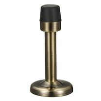 Uxcell Door Stopper with Rubber Tip Zinc Alloy Brushed Bronze Tone