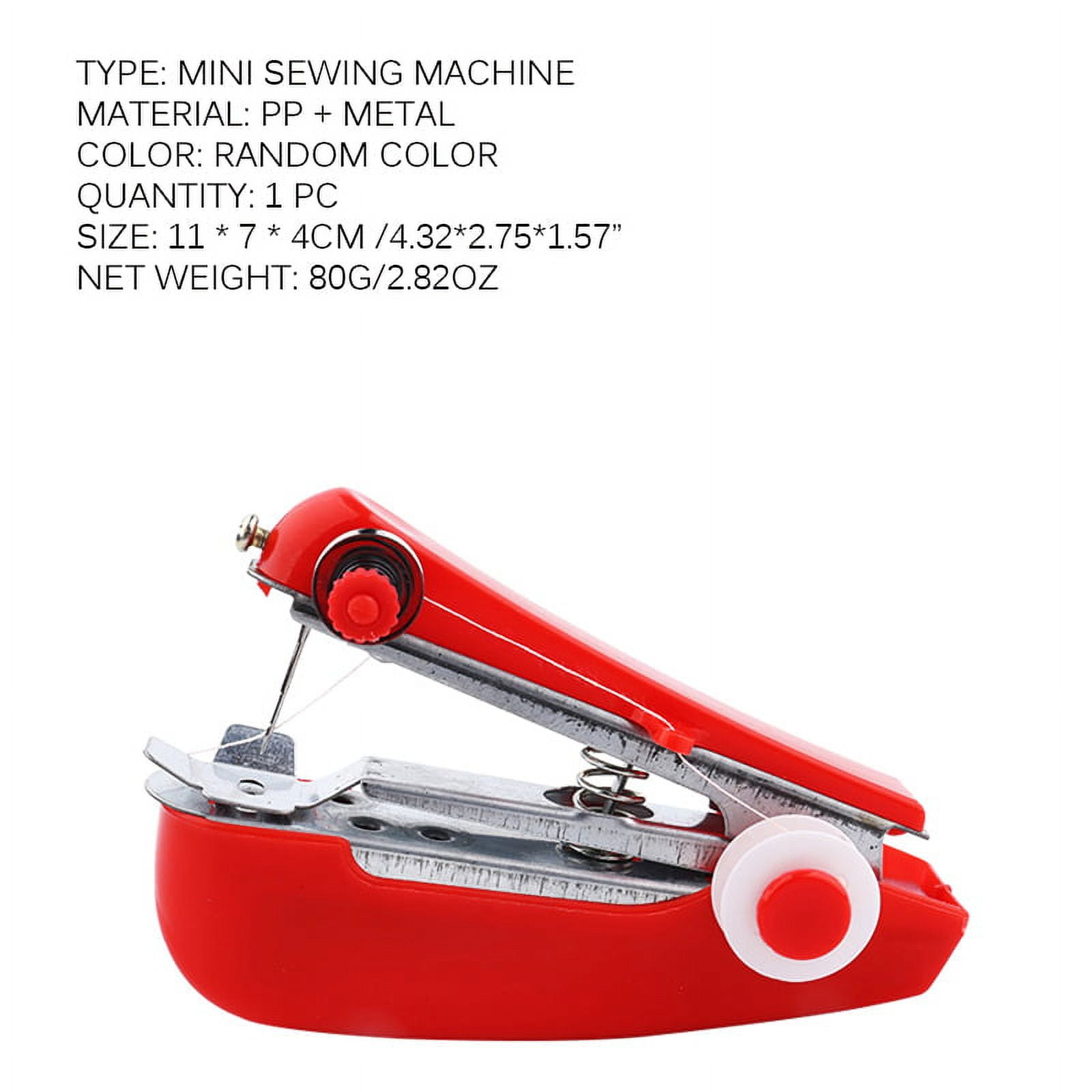 Buy Mini Hand Sewing & Sealing Machine for Quick and Easy Sewing, Stapler  Style Compact Stitching Machine - Multicolored Manual Sewing Machine (  Built-in Stitches 1) at Sehgall