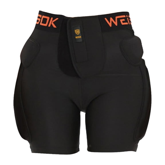 figatia Padded Shorts Skiing Gear Snowboard Butt Pad Hip Guard Cushion Hip Pad Padded Shorts for Figure Skating L