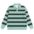 thumbnail image 5 of Hombres de Manga Larga Vintage Impreso Botón Abajo Cuello Turndown Color Sólido Casual Camisa Suave para el Verano, 5 of 5