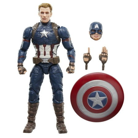 Marvel Legends Series Captain America, Avengers: Endgame Collectible Action Figure (6”)