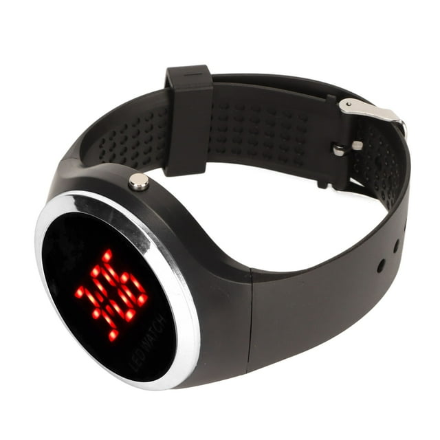 Reloj digital Bling Bling para niños LED rojo de moda deportivo al aire libre